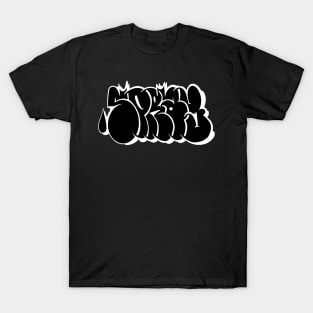 Graffiti Style "SPRAY" Bombing Letters T-Shirt